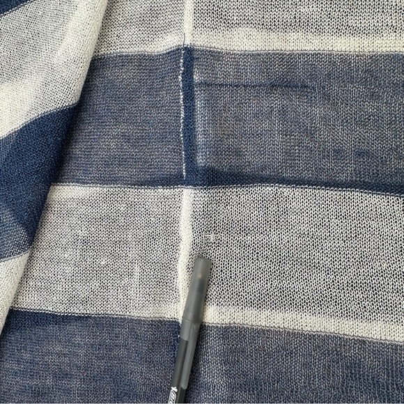 NEW W/TAGS Free People Lifesaver Pullover XS/S Blue Stripe Knit Dolman Oversized - Picture 9 of 14